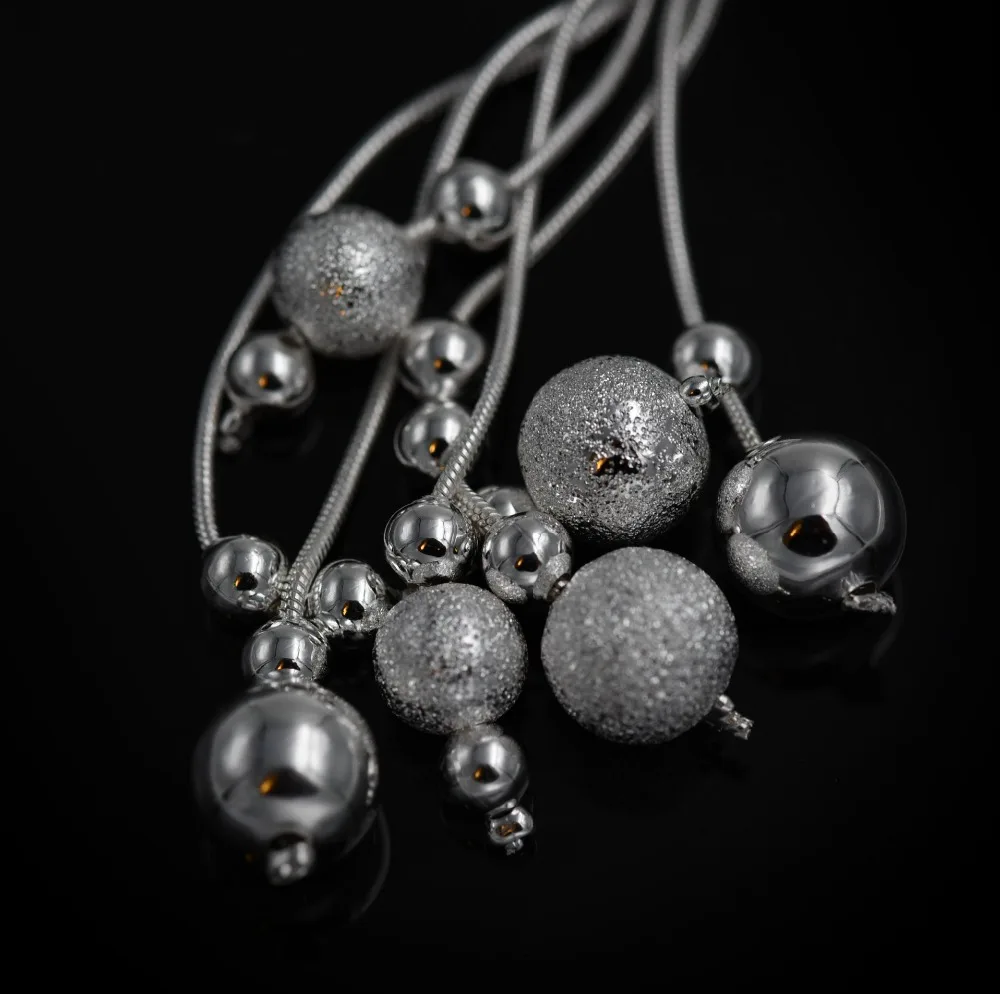 Beadsland fashion tassels glass bead in drop earrings bead statement earring for women Fashion Jewelry