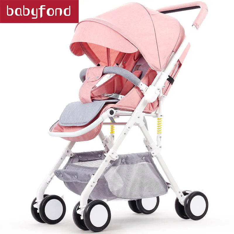 

The Baby Pusher Can Sit And Lie In A Super Light Portable Folding Simple High Landscape Trolley Umbrella Car