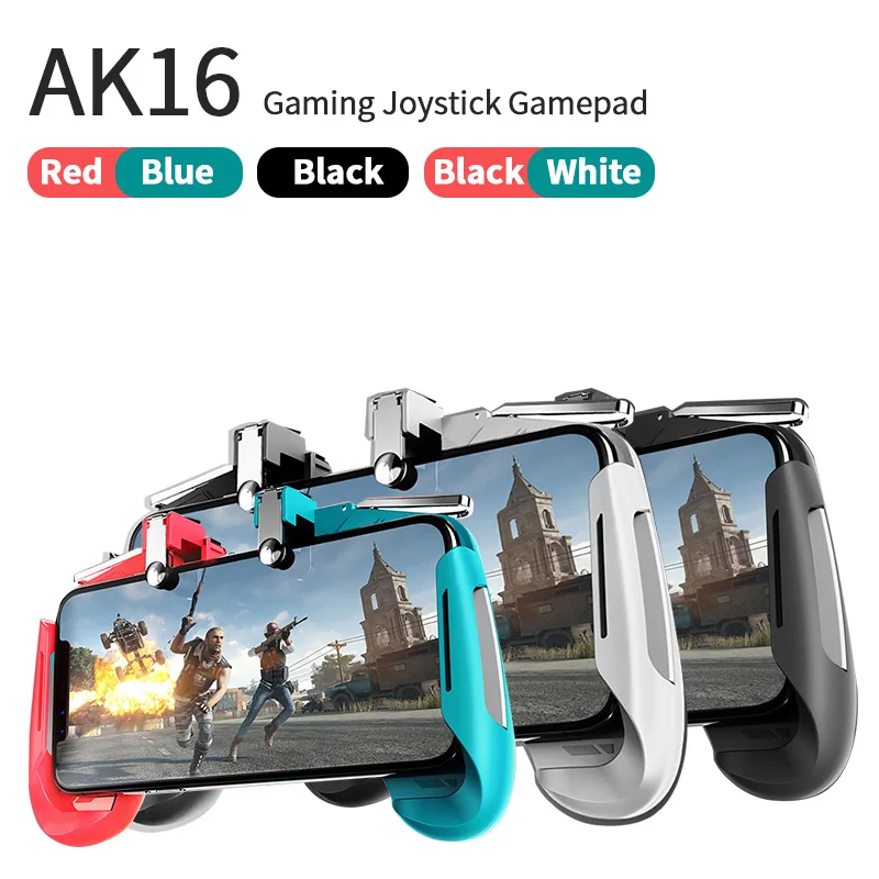 Красочные AK16 Универсальный шутер игровой джойстик геймпад триггер Кнопка огня растягивающийся PUBG игровой контроллер для Android IOS