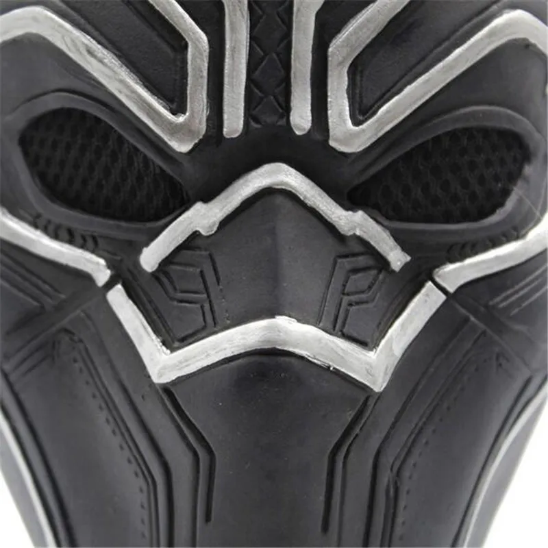 

Hot sale!30pcs/lot Movie Black Panther Adult Latex Mask Cosplay Costumes Full Face Helmet Masks Halloween Masquerade Props Toys