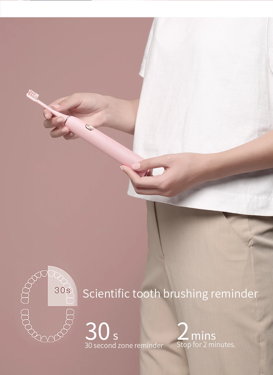 New Original SOOCAS X3 Waterproof Electric Toothbrush Rechargeable Sonic Electrric Toothbrush Upgraded Ultrasonic Toothbrush 5