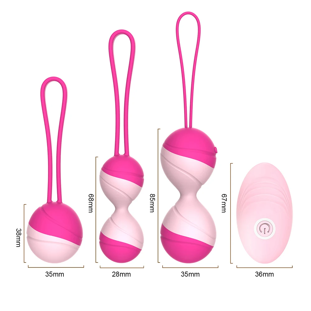 Safe Silicone Smart Ball Kegel Ball Vibrator For Women Vagina Tighten Exercise Sex Machine Vagina Geisha Ball Trainer Adult Toy