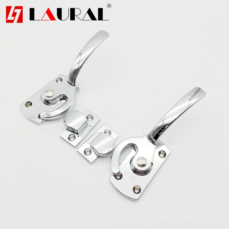 Zinc Alloy Oven Door Lock Electric Cabinet Sealing Handle Pressing Painting Mechanical Flat Pressure | Обустройство дома