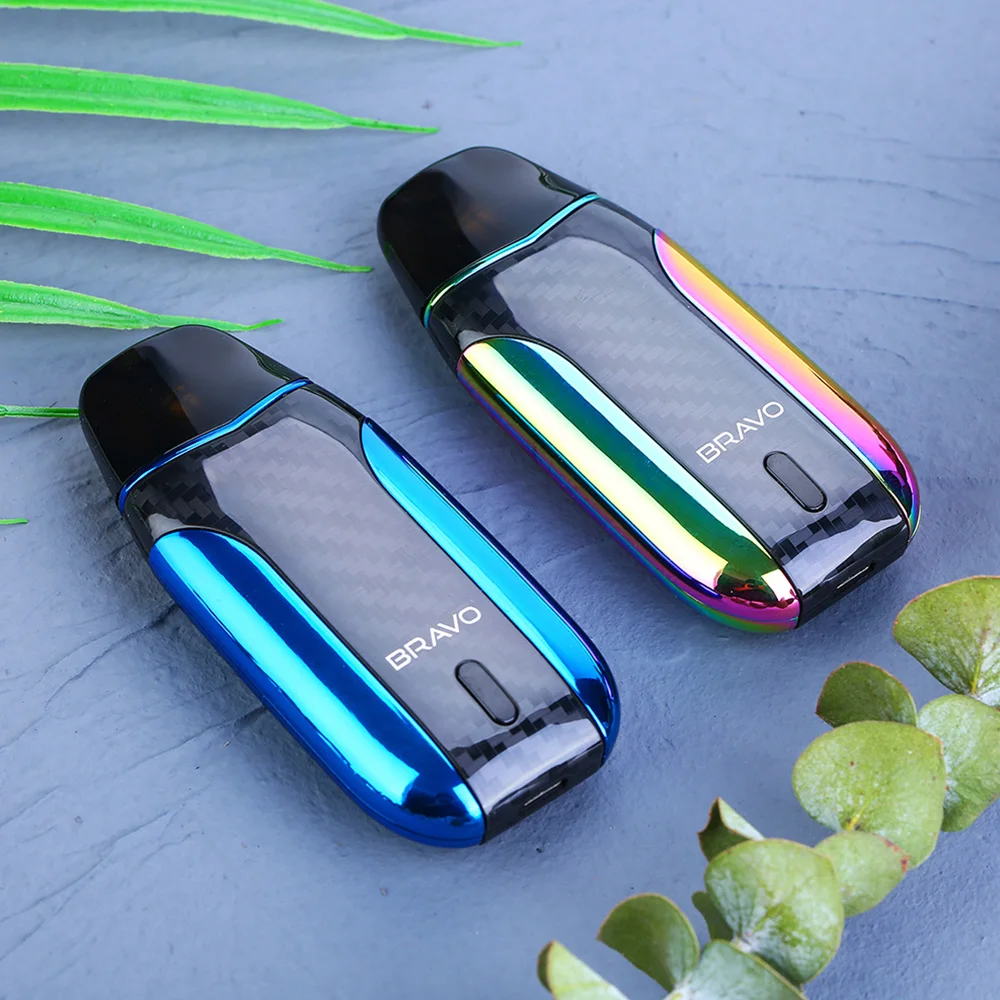 

Original Starss Bravo Pod Vape Kit 1000mAh Battery & 2ml Pod System Long time Vaping Vape Vaporizer vs Drag Nano/ Renova Zero