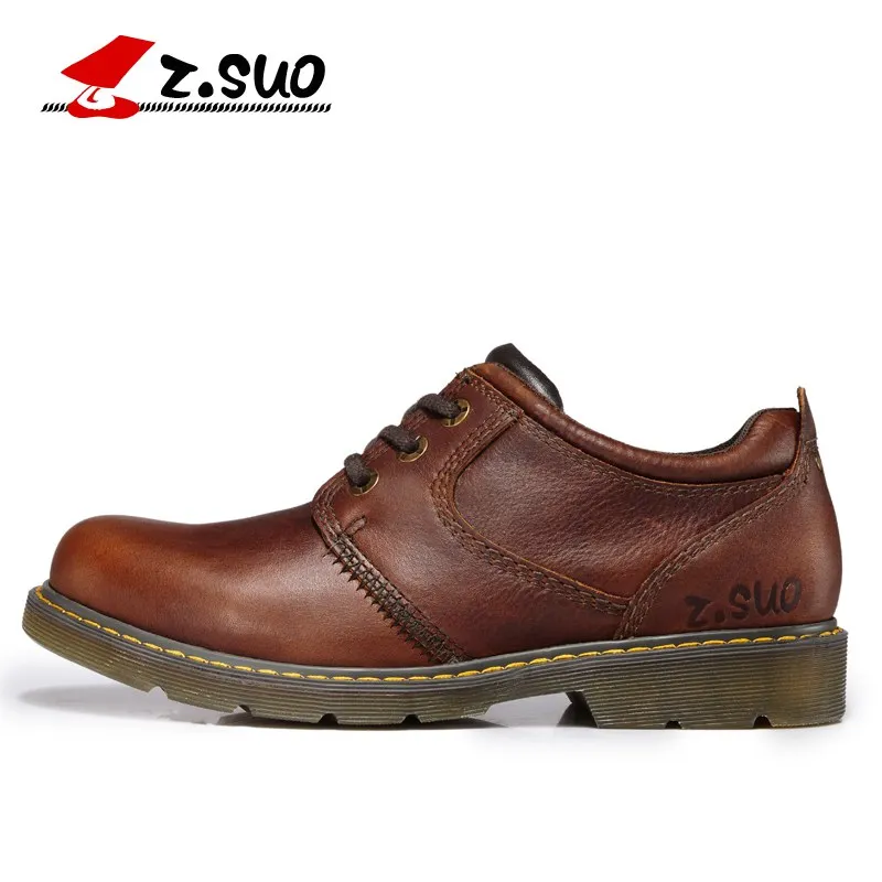 Casual uomo mucca Autunno Primavera fatti In a vera in da Piatti Confortevole marrone Z pelle Moda Scarpe mano Suo Nero gomma Lacci aAnqI