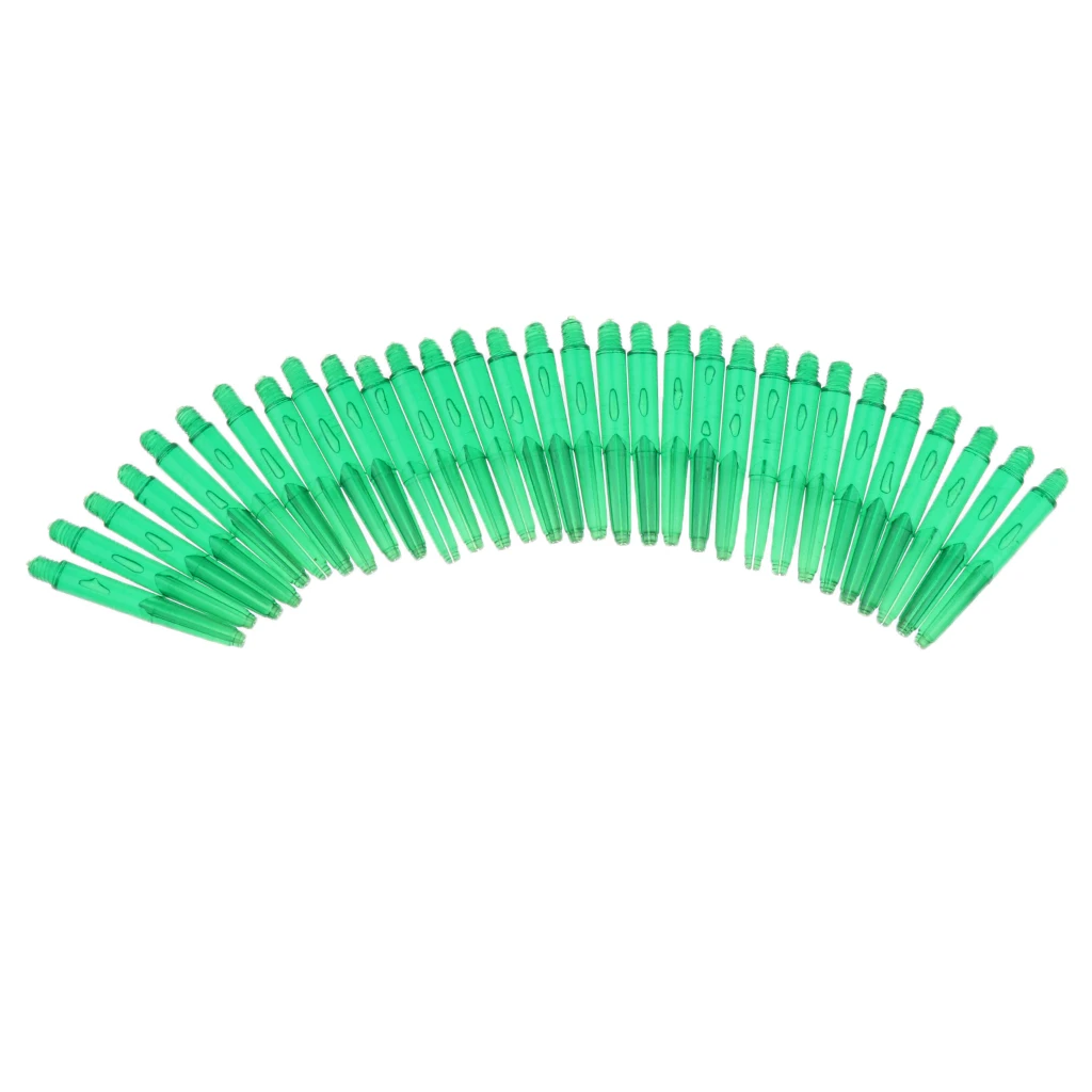 30 Pcs 35mm 2BA Thread Plastic Nylon Soft Tip Darts Stems Shafts Aluminum Dart Shafts Entertainment Accessories