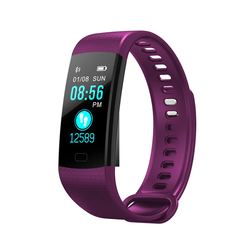 

Bluetooth Smart Bracelet Color Screen Y5 Smartband Heart Rate Monitor Blood Pressure Measurement Fitness Tracker Smart Watch Men