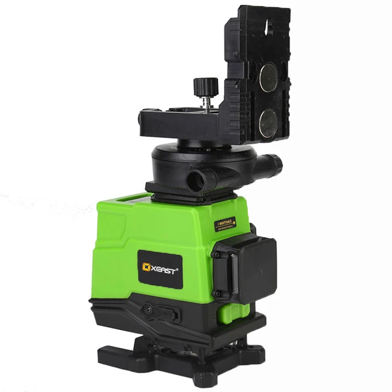 

XEAST 16 line 4D laser level 360 Vertical And Horizontal Laser Level Self-leveling Cross Line 4D Green Laser Level with outdoor