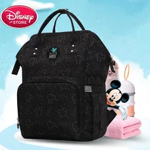 Disney Mummy Материнство Микки подгузник сумка дорожная рюкзак большой емкости Детская сумка Минни пеленки сумка для ребенка