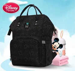 Disney Mummy Материнство Микки подгузник сумка дорожная рюкзак большой емкости Детская сумка Минни пеленки сумка для ребенка