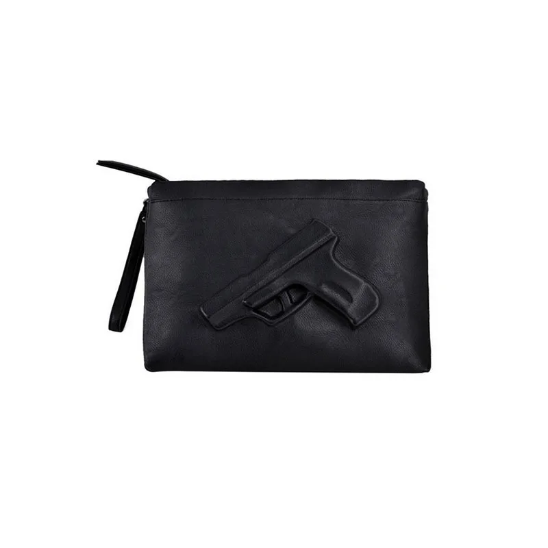 Unique women messenger bags 3D Print Gun Bag Designer Pistol Handbag
