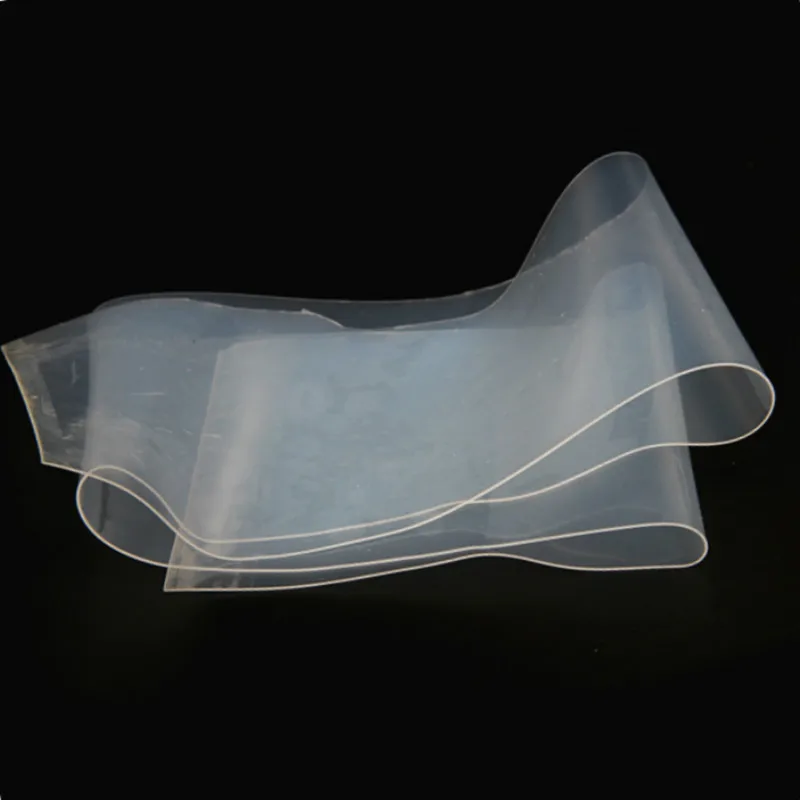 LOKIH Clear Silicone Rubber Sheet Plate High Temp Transparent Heat Resistant Gasket,100mmx100mmx15mm