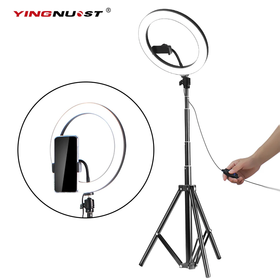 5600K-LED-Ring-Light-10inch-26cm-Lamp-Dimmable-Photography-Studio-Phone-Video-With-150CM-Tripod-Selfie (4)