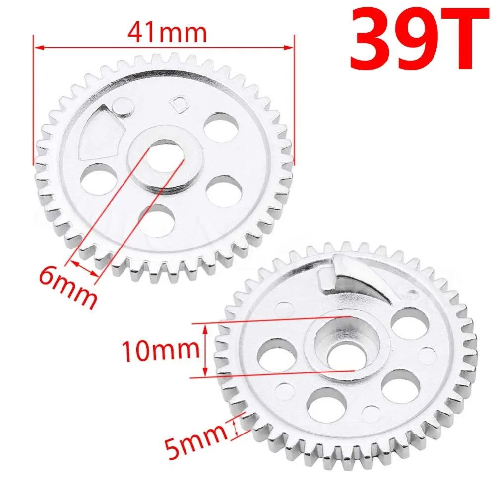 HSP 02041 Steel Metal 39T Spur Gear Fit 2 speed RC Model Car For Redcat Lightning STR 1/10 On Road