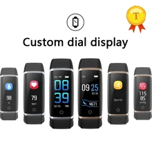 IP68 Водонепроницаемый цифровой плавательный шагомер мониторинга сердечного ритма умный телефон группа браслет Фитнес браслет для iphone 8