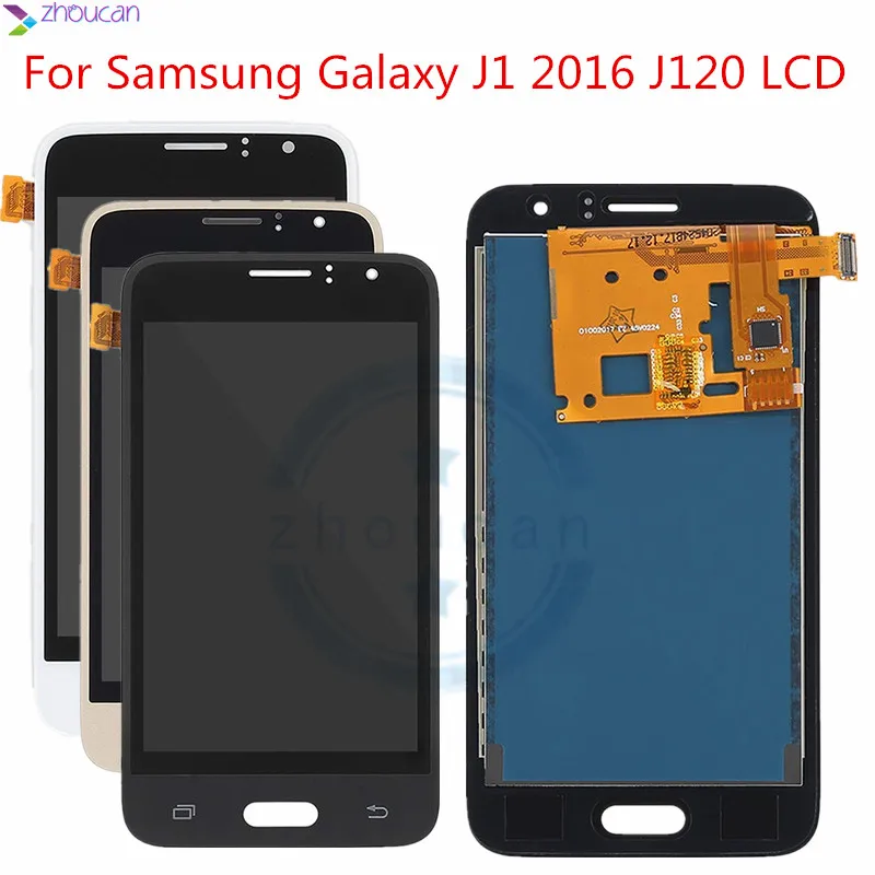 

For SAMSUNG GALAXY J120 LCD J120M J120F J1 2016 Display Touch Screen Digitizer Assembly Replacement For 4.5" SAMSUNG J120 LCD