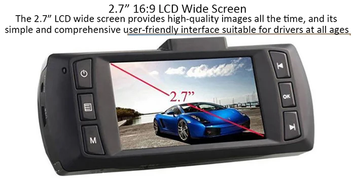 Автомобильный видеорегистратор 2," Full HD 1080P DashCam Автомобильная камера видео рекордер Регистратор Автомобильный парковочный монитор Автомобильный детектор движения автомобильная видеокамера