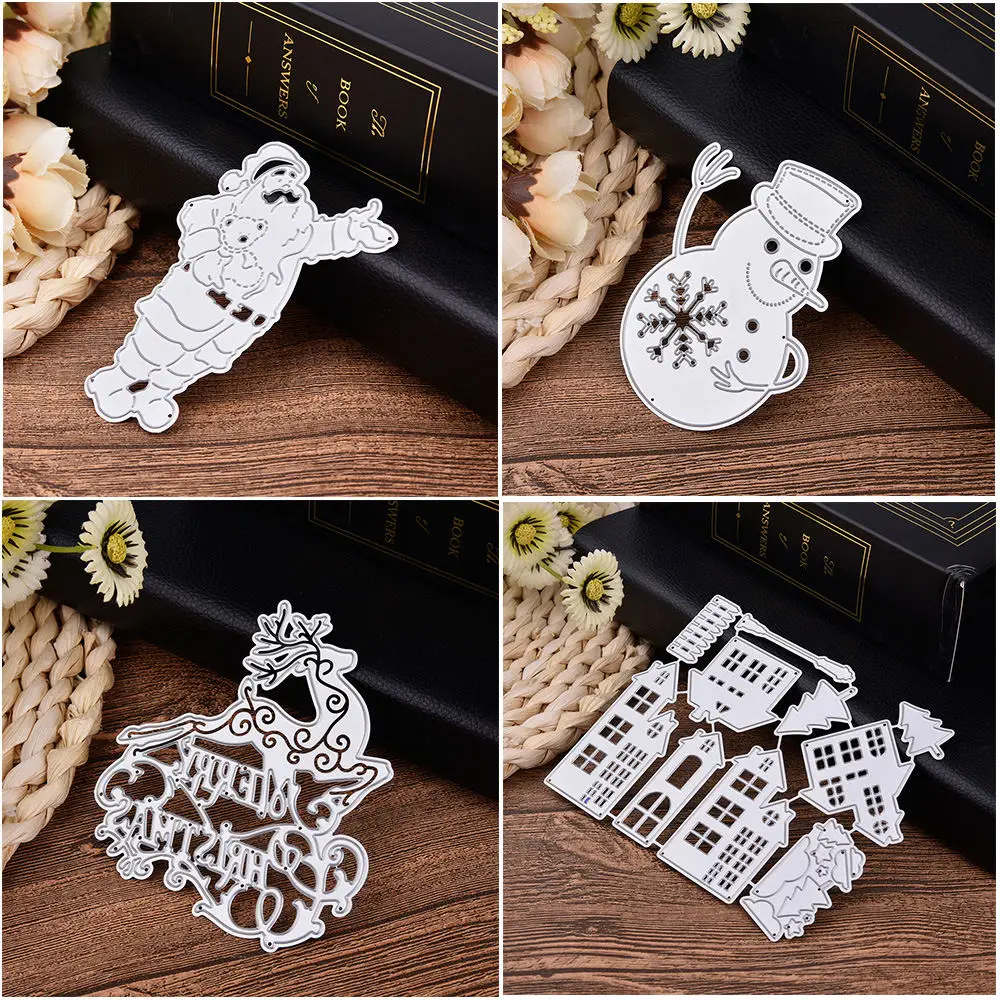 

DIY Decorative Cards Embossing Christmas styles Design Carbon steel Die Cutting Dies Scrapbooking Embossing Dies Cut Stencils