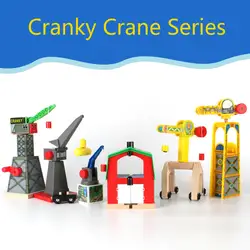 Деревянный Cranky кран серии подходит для Brio локомотив аксессуар для деревянных поездов для детей