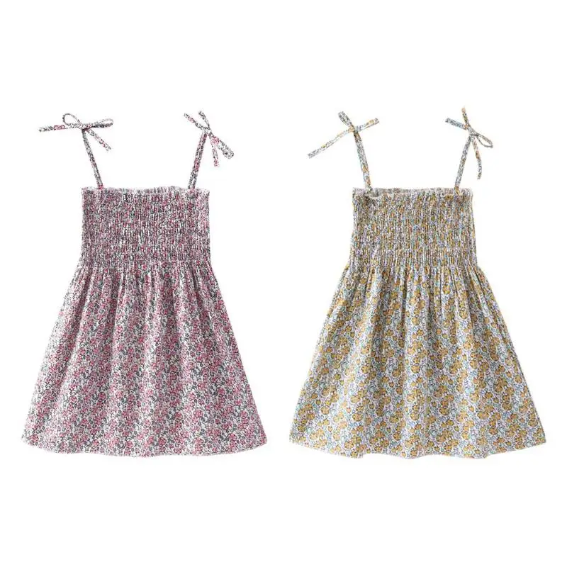 

Casual Off Shoulder Wrap Chest Sweet Floral Print Dress Fashion Clothes