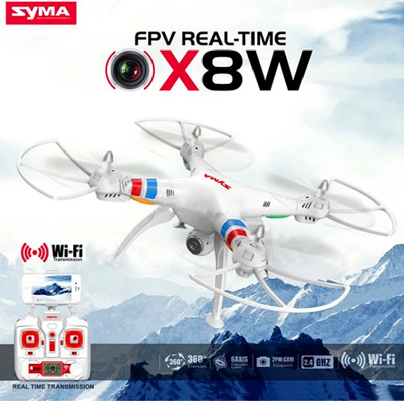 Buy Cheap Quadcopter RC Remote Control Helicopter SYMA X8W 6-Axis Drones With Camera HD WIFI Or Without Camera For Child Chirtsmas Gift