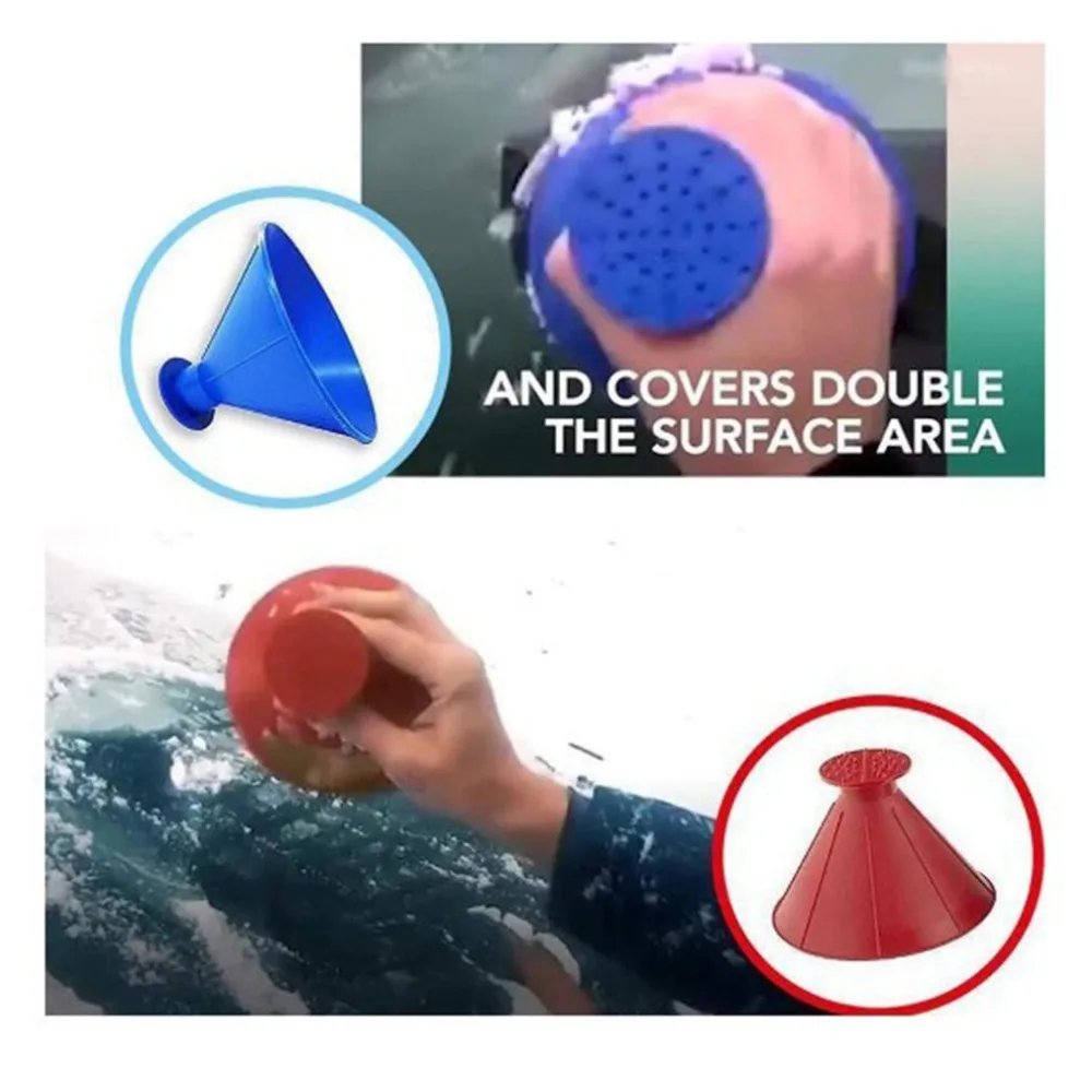 

New Durable Ice Scraper And Snow Shovel Tools For Automobile Glass Scraper Round Windshield Ice Scrapers