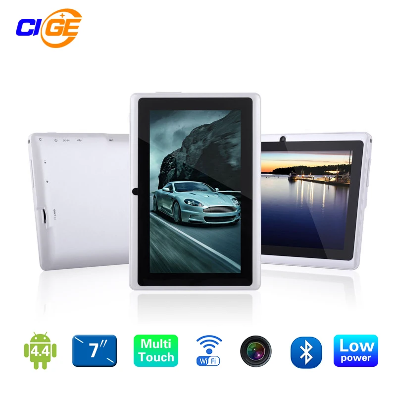 7inch Quad core android 4 4 kids tablet pc Q8 Q88 flashlight allwinner 512M 8GB bluetooth