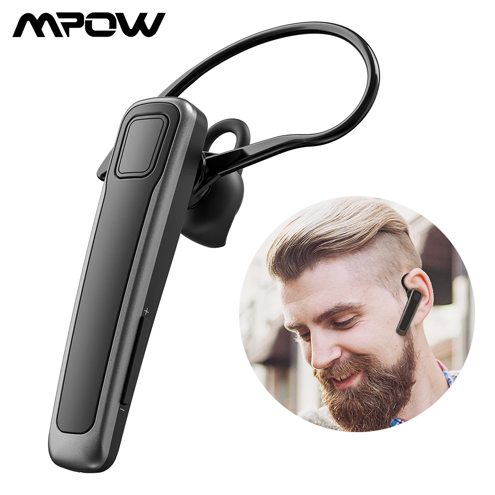 

Mpow EM9 Wireless Earphone Bluetooth 4.2 Calling Earbud With Dual Mic Noise Cancelling Clear Sound In-ear Earpiece With Ear Hook