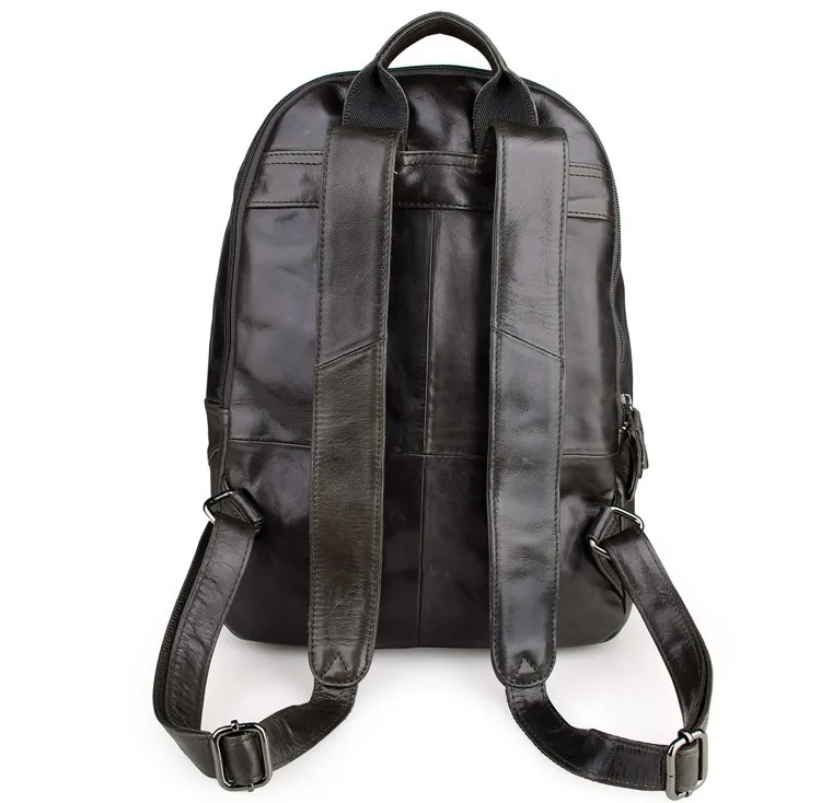 JMD натуральная кожа унисекс профессиональная школьная сумка винтажный рюкзак 7244J