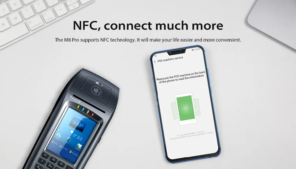 Vernee M8 Pro Нотч Экран Android 8,1 мобильный телефон 6,2 "Octa Core AI Камера 6 ГБ + 6 4G B 4100 мАч Беспроводной зарядки NFC Смартфон 4G