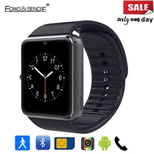 Edwo GT08 Bluetooth Smart Watch 1.54″ With Sim Card Slot Push Message Pedometer Smartwatch Clock For Android Phone PK A1 U8 DZ09