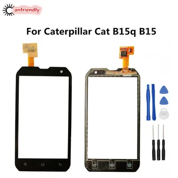 

5PCS/Lot For Caterpillar Cat B15q B15 Phone Touch Screen Glass Front Glass Digitizer Panel Lens Sensor For Cat B15Q B15 B 15
