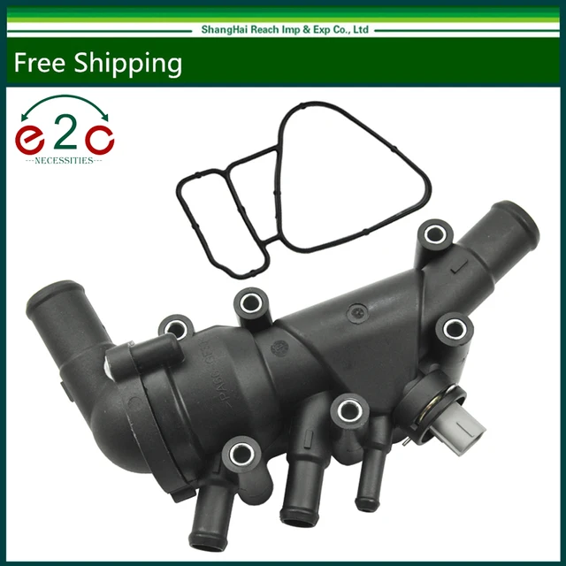 e2c Thermostat + Housing + Switch For 2003 2008 Ford KA 1.3i 1.6i