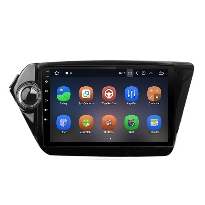 Cheap Lenvio 9" IPS 2G RAM Android 7.1 CAR Radio GPS Navigation For KIA RIO K2 2010 2011 2012 2013 2014 2015 Car DVD Player Quad Core 2