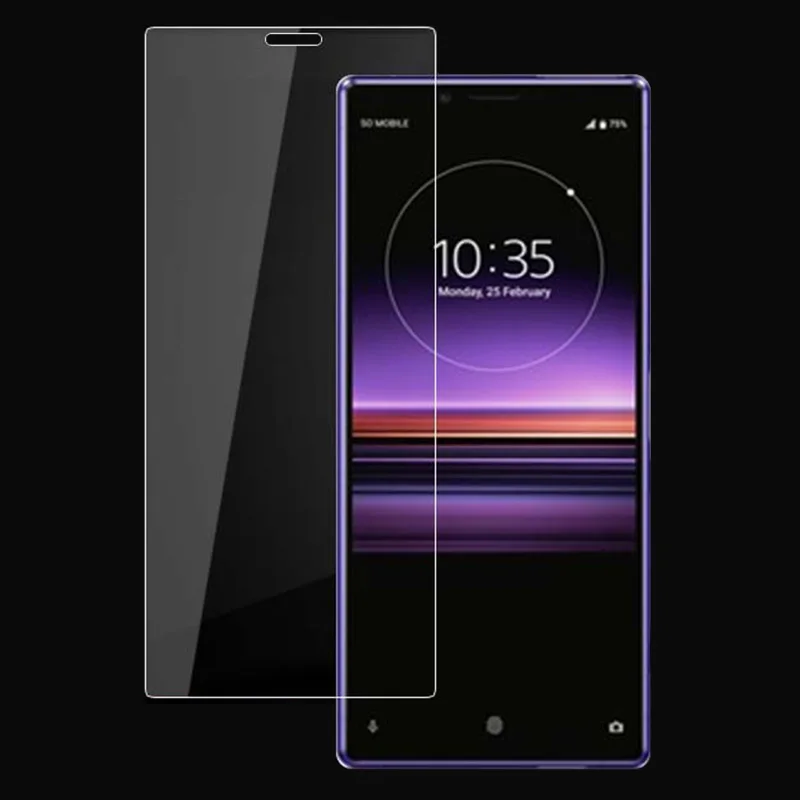 

2Pcs/lot 9H Protection Transparent Tempered Glass For Sony Xperia 1 L3 10 Plus Screen Protector Toughened Glass Protective Film