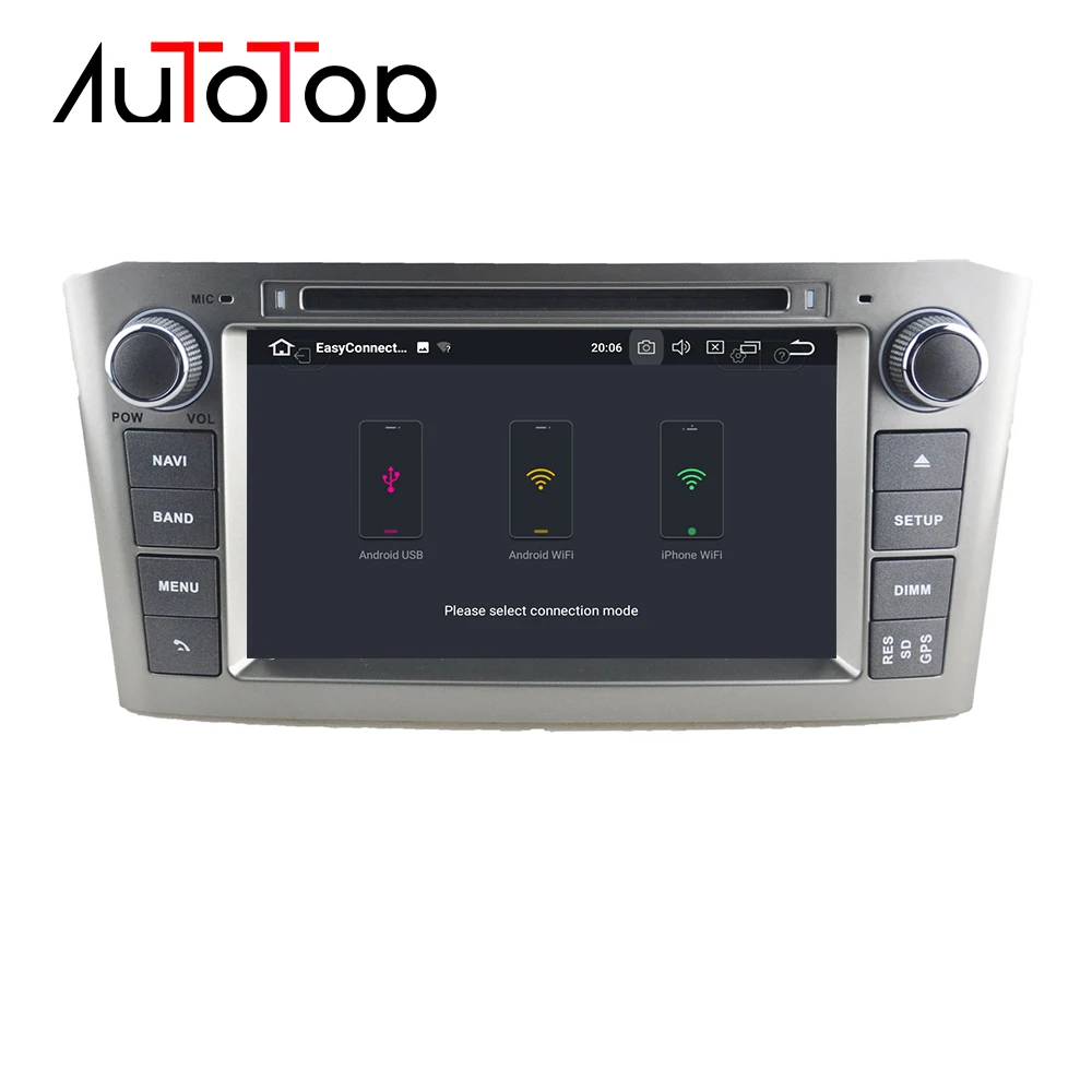 Cheap AUTOTOP 2 Din PX5 Android 8.0 Car DVD Stereo For Toyota Avensis T25 2003-2008 Car Multimedia Headunit GPS Navigation Auto Radio 4