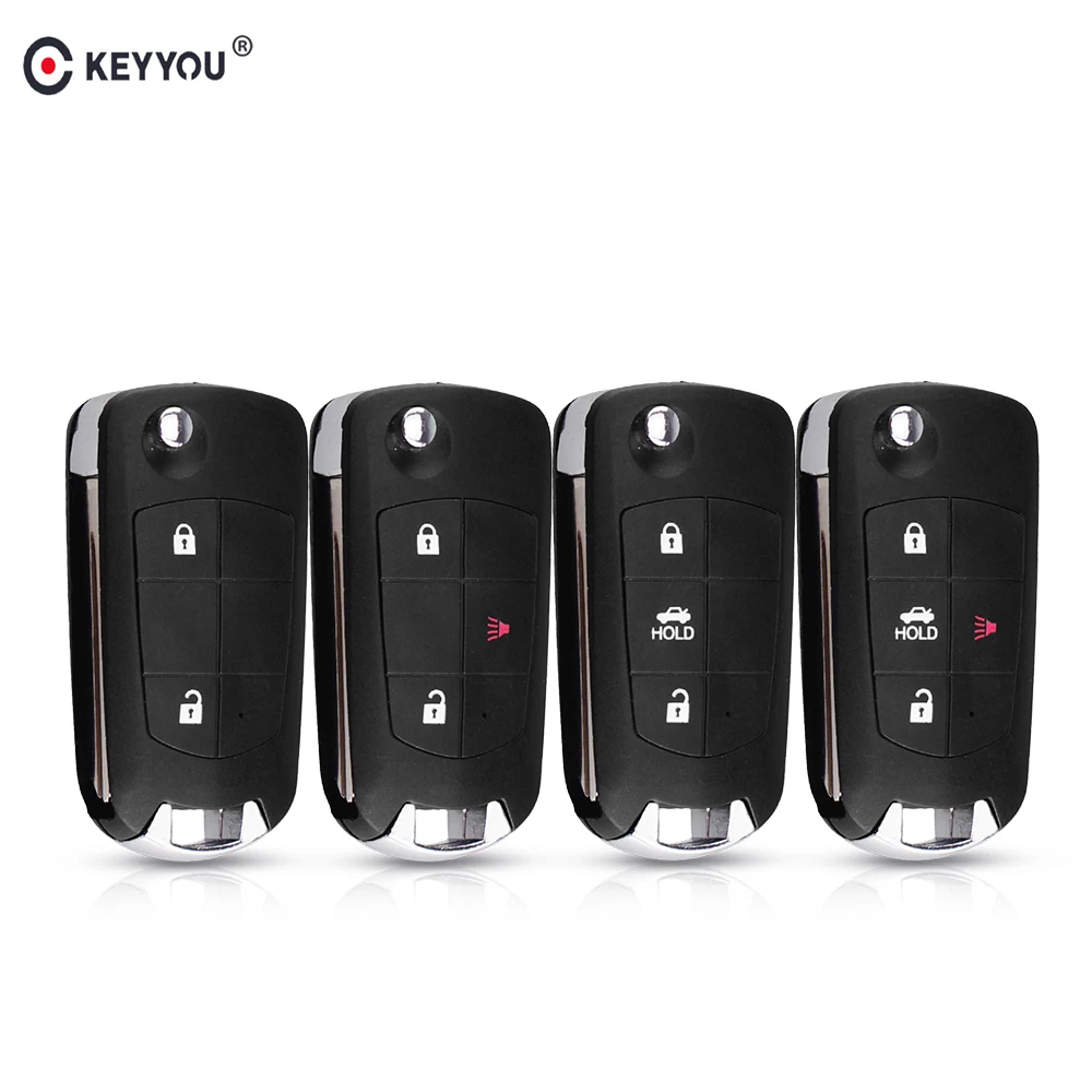 

KEYYOU 2/3/4 Button Modified Flip Remote Blank Case Folding Car Key Shell For Nissan Sunny Sentra Versa Tiida With NSN14 Blade