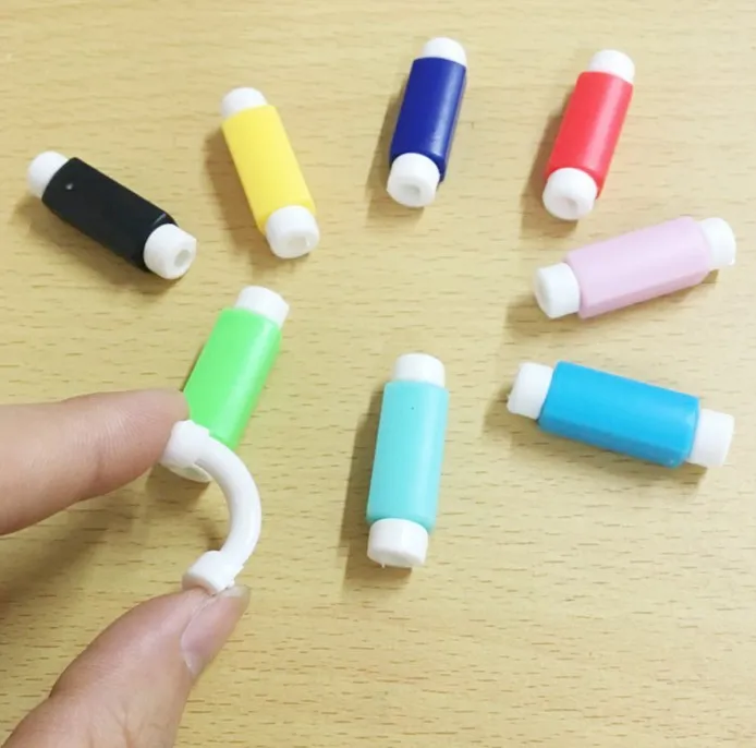 100 шт. протектор кабеля USB кабель для зарядки и передачи данных защитные рукава