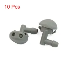 X Autohaux 90 градусов угол лобового стекла автомобиля Windscrern стекло воды спрей Шайба форсунки сопла двойные отверстия 10 шт