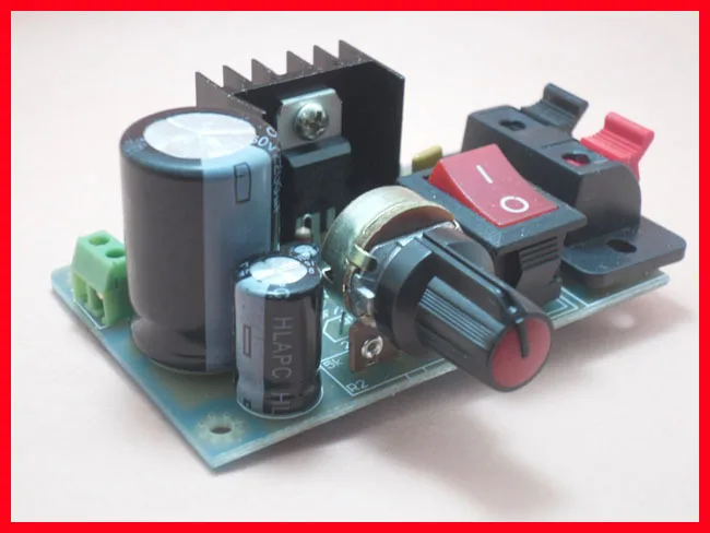 Adjustable Voltage Regulator With Tda2030 Dc Voltage Regulator Circuit