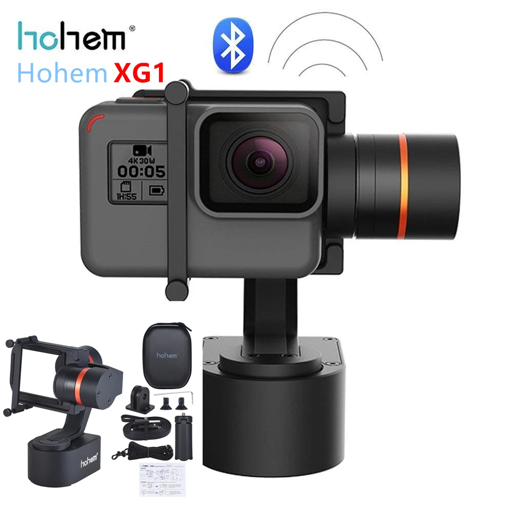 Hohem XG1 3 Axis Wearable Mountain Bike Gimbal Stabilizer for GoPro Hero 7/6/5/4/3 Wearable