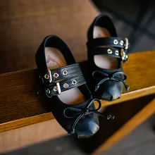 2017 Испытания Весной и Осенью Период и Новый детская Shoes Fashion Flat Shoes Девушки Ballet Shoes принцесса