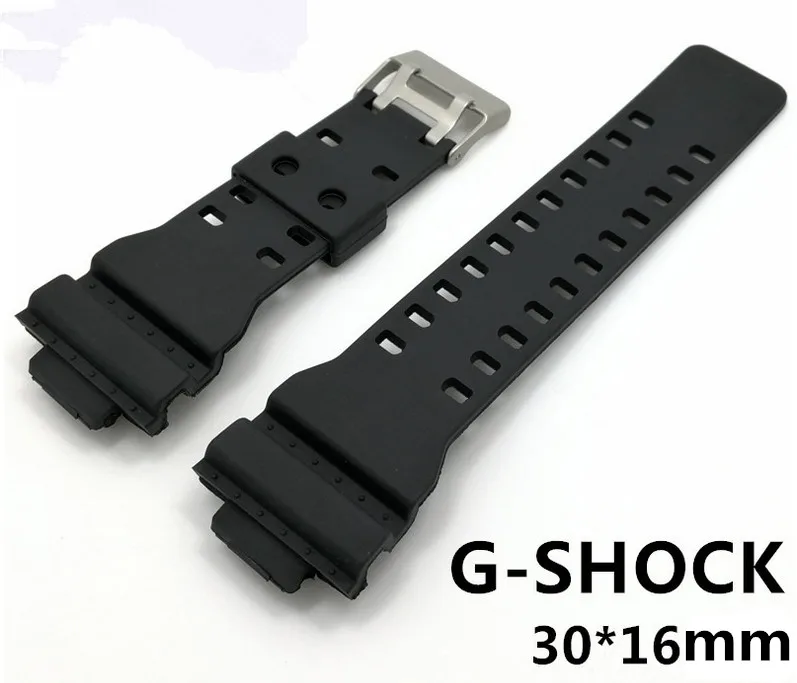 

Wholesale 20PCS/lot 16MM*30MM For G-SHOCK Rubber bands Watch band watch strap watch parts-WR422