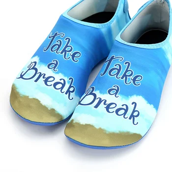 

Light Water Shoes Printed Non-Slip Quick-Drying Slippers Outdoor Summer Beach Floating Diving Shoes