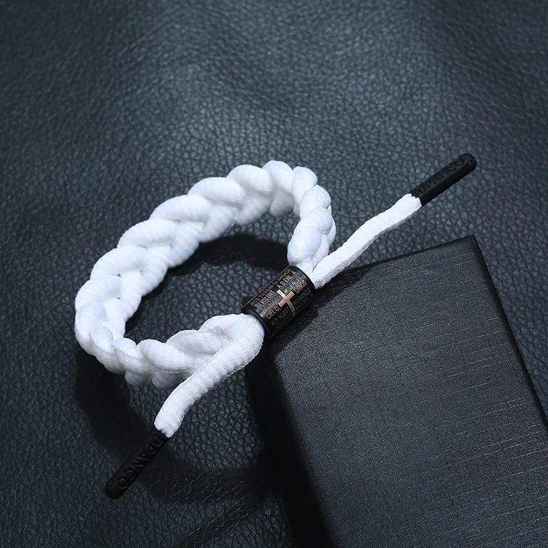 Fashion hand-woven lace hand strap student couple lace woven color hand rope hot sale - Metal Color: 03