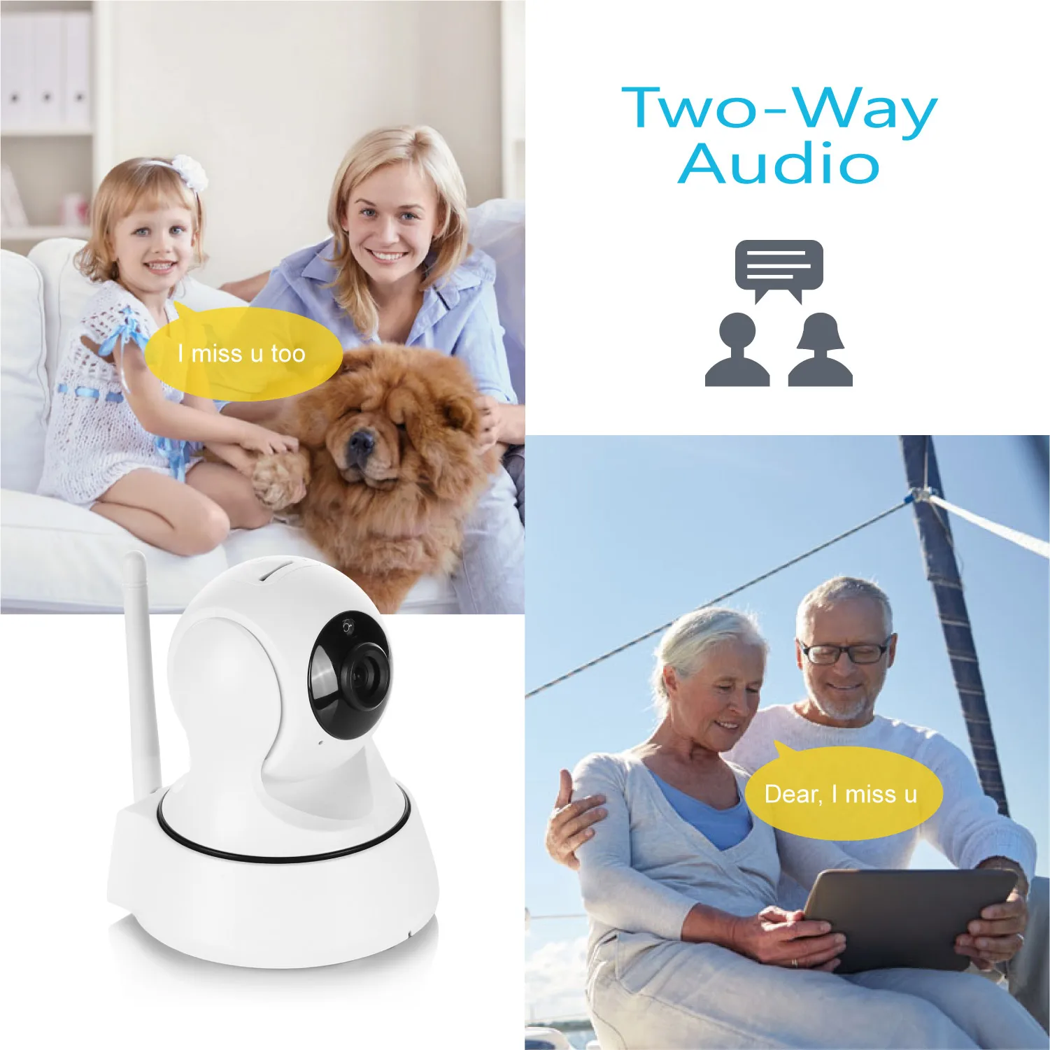  SANNCE Home Security Baby Monitor IP Camera Wi-Fi Wireless Mini Network Camera Surveillance Wifi 72