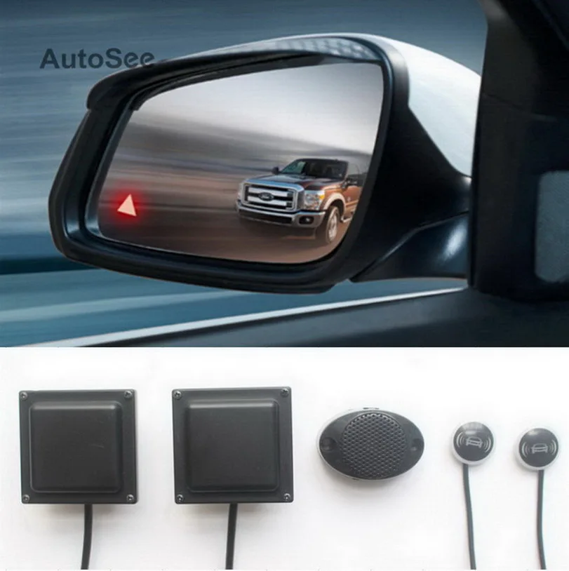 

for BMW MINI Cooper Clubman Countryman BSD BSM blind spot detect system Microwave Radar Sensor LCA Mirror light alarm