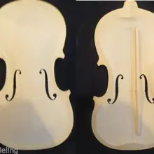 4/4 скрипка древесина старых хвойных деревьев Топ половина закончена с скрипки порожек