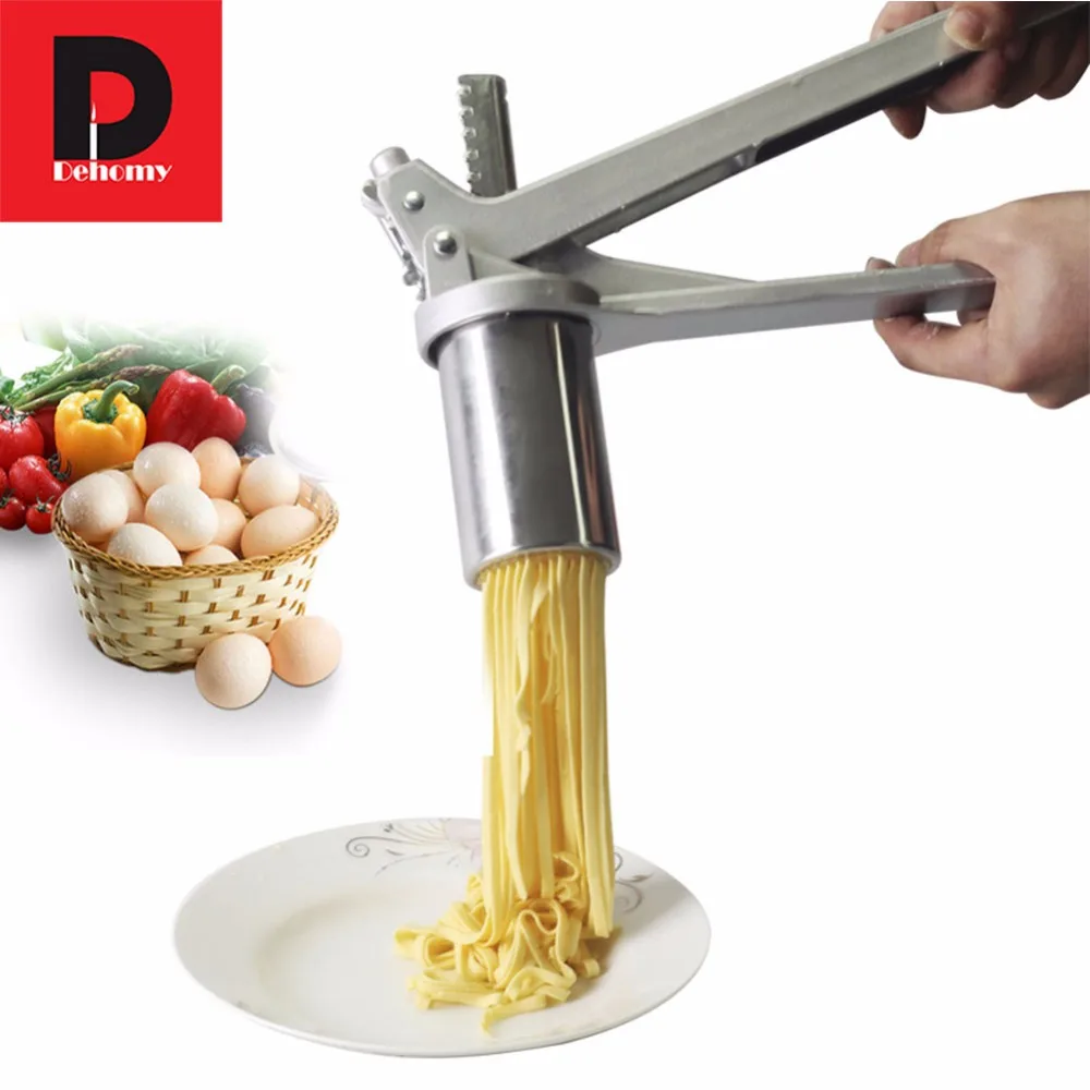 

Dehomy Manual Noodle Makers Multifunctional 7 Models Pasta Maker Stainless Steel Spaghetti Pasta Cutter Noodle Hanger Household