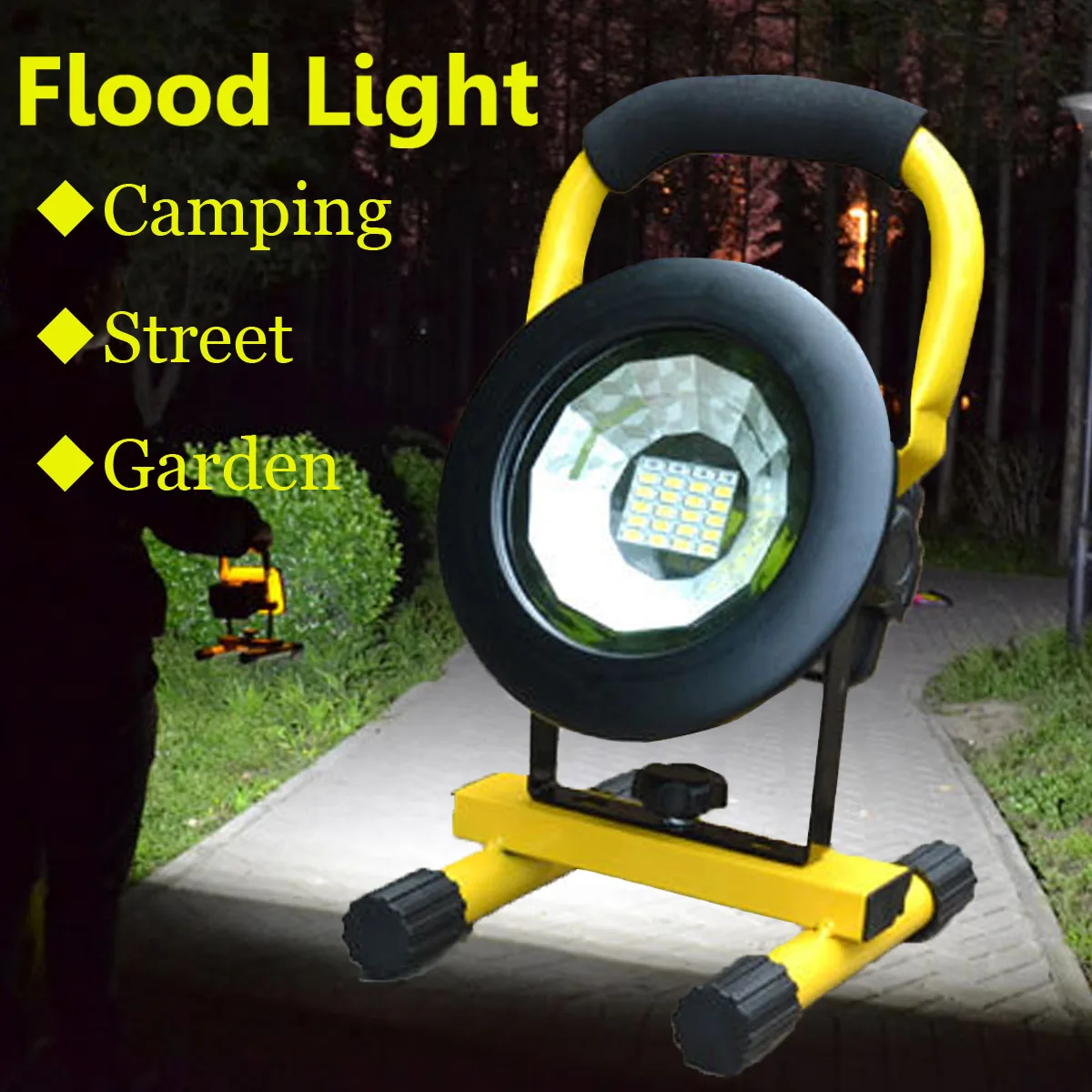 

2400Lumens 3Modes LED Portable COB Flood Light LED Flashlight Work Light for Outdoor Camping